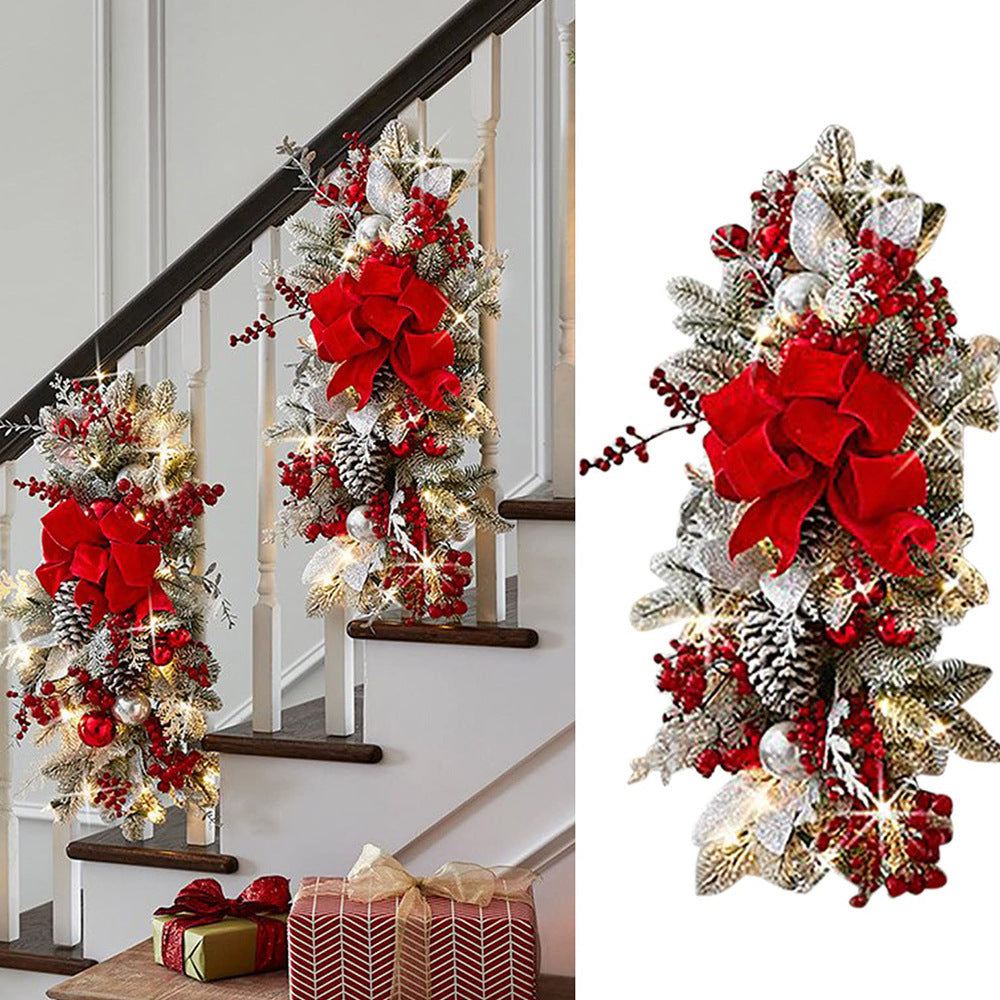 Deluxe Christmas Stair & Door Ornament (Luminous & Non-Luminous Options)
