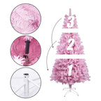 Enchanted Blush Pink Christmas Tree – Dreamy Holiday Decor