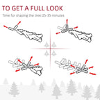 1. SnowFrost 9FT Pre-Lit Slim Christmas Tree